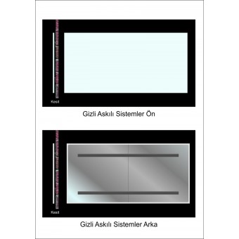 Gizli Askılı Cam Yazı Tahtası Sistemleri